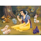 Wooden Snow White Puzzle Wooden Snow White Puzzle